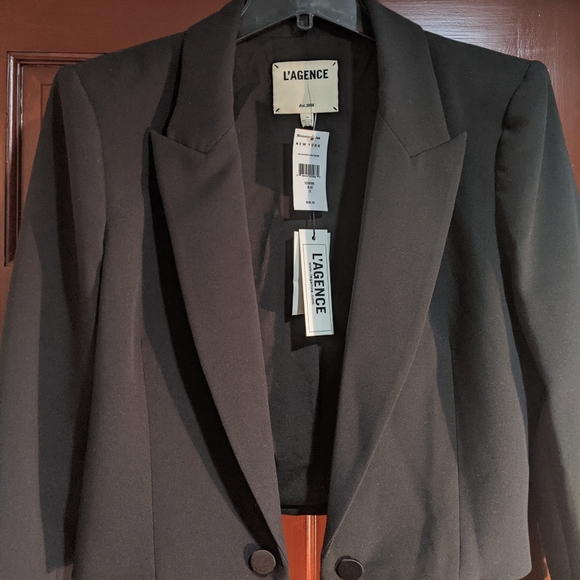 L'AGENCE Jen Crop Blazer Size 12 - Picture 3 of 13